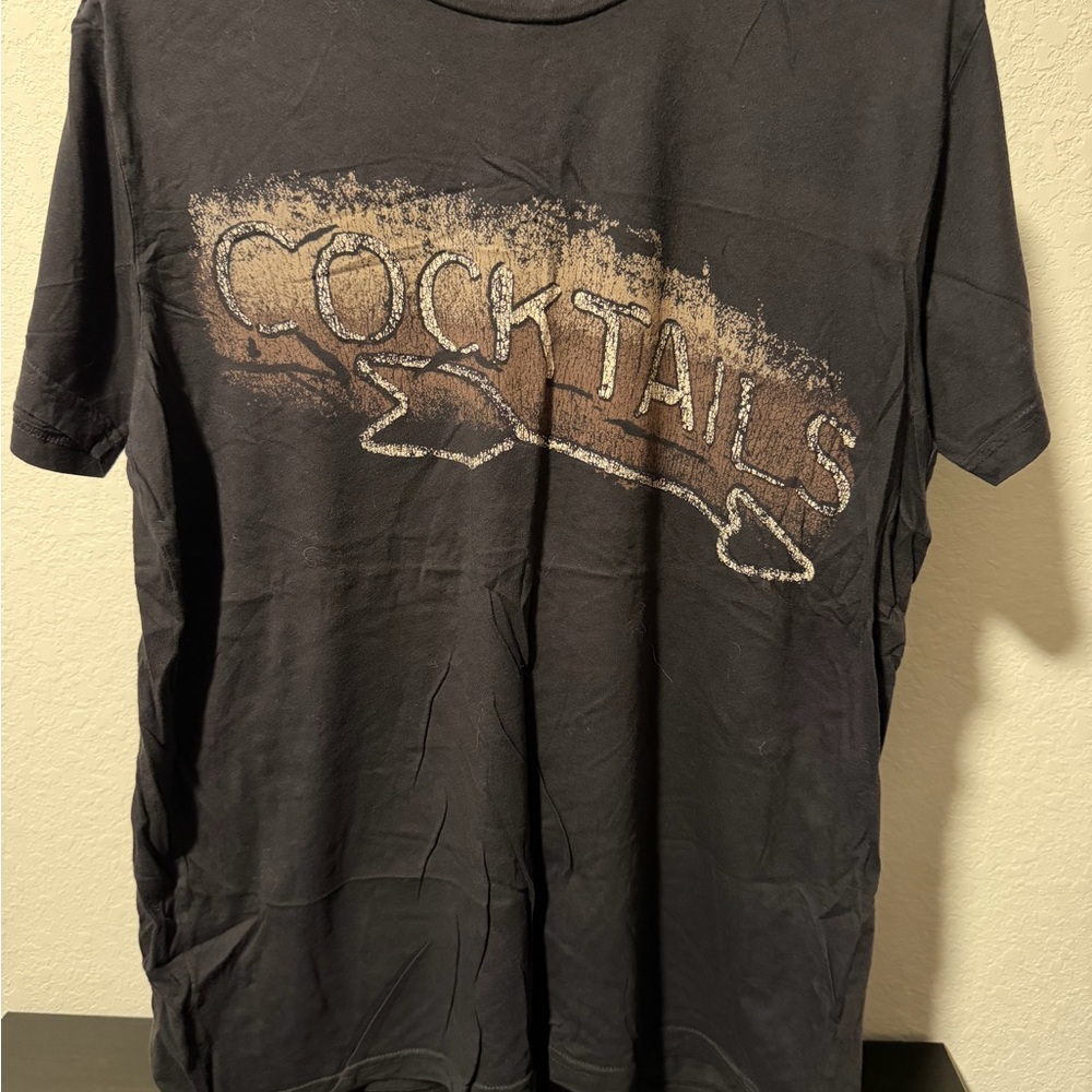 Cocktails Jacks & Jokers Black Graphic Tee